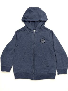Tommy Bahama Toddler Full Zip Sweatshirt Jacket 4T Heathered Blue French Terry